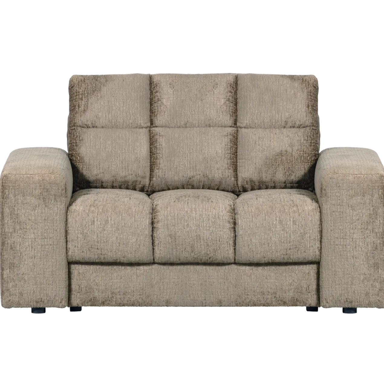 Second date loveseat structure velvet wheatfield