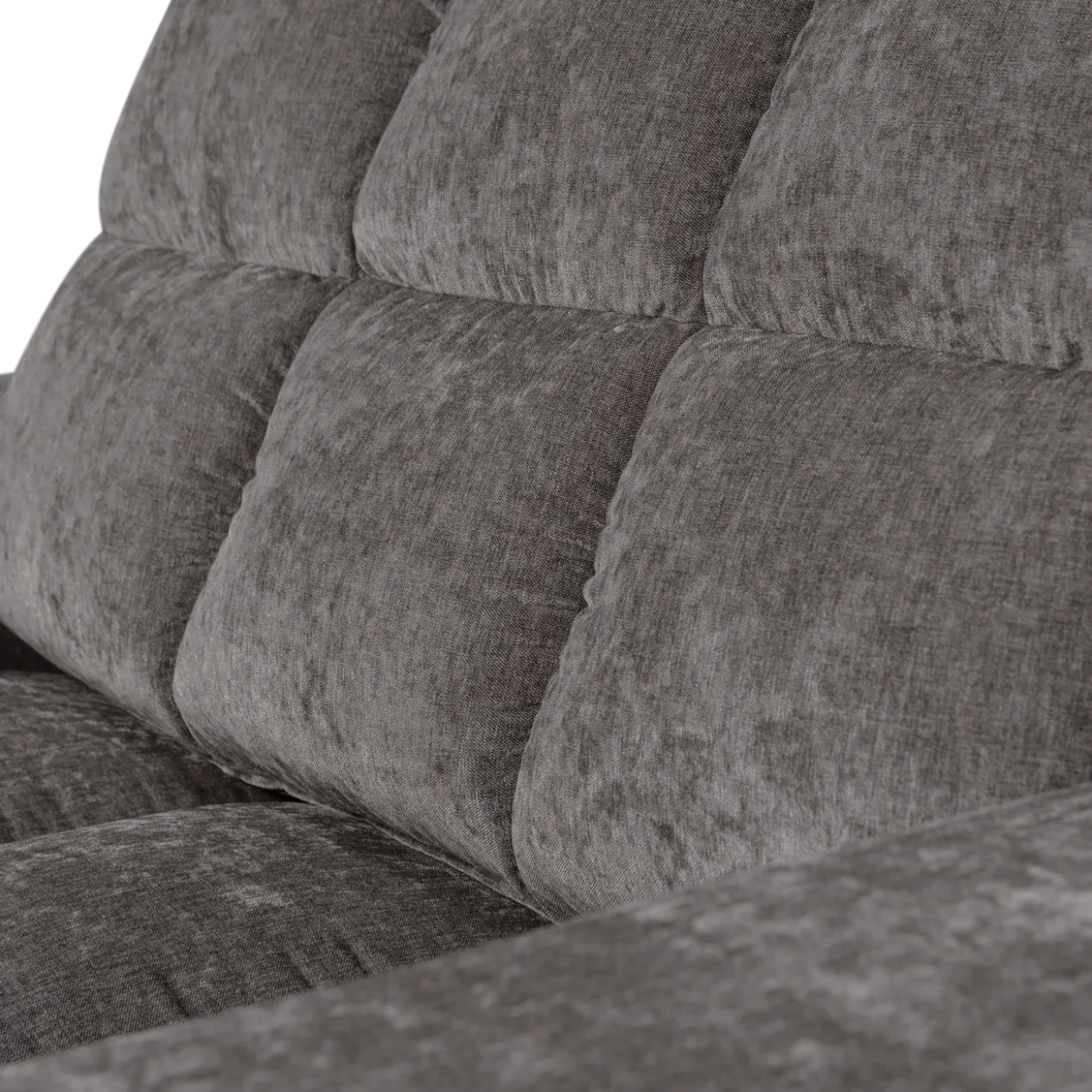 Second date loveseat velvet grijs