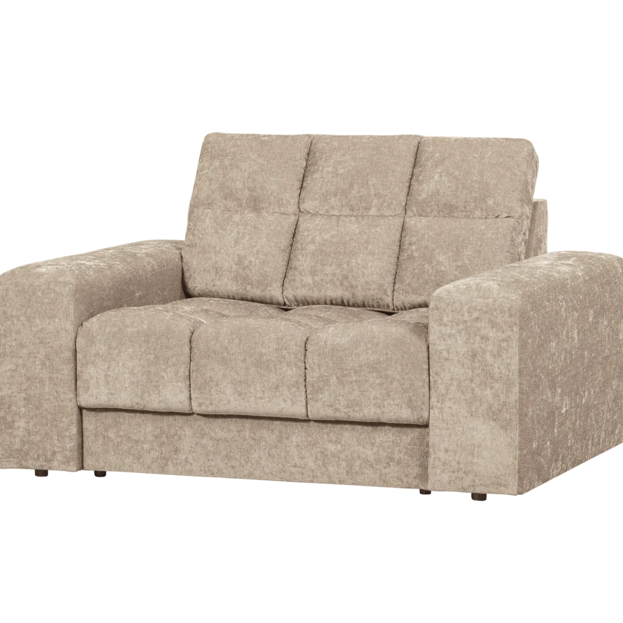 Second date loveseat velvet nougat