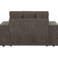 Second date loveseat velvet warmgrijs
