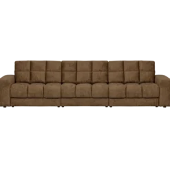 Second date 3-zits bank structure velvet brass