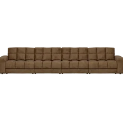 Second date 4-zits bank structure velvet brass