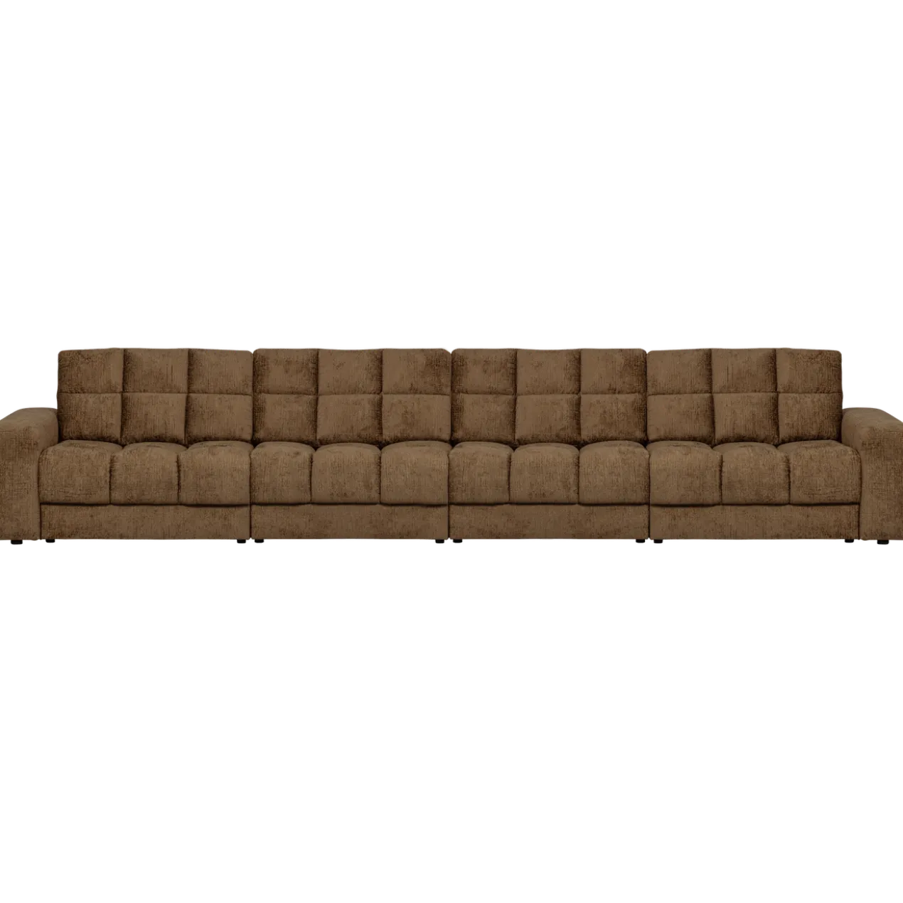 Second date 4-zits bank structure velvet brass