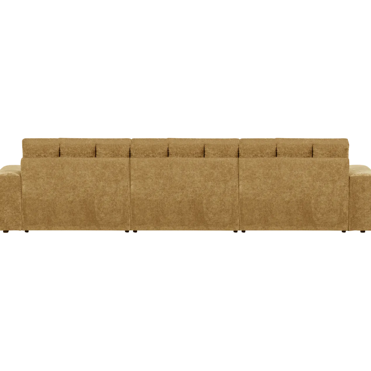 Second date 3-zits bank velvet goudgeel