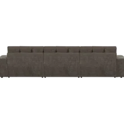 Second date 3-zits bank velvet warmgrijs