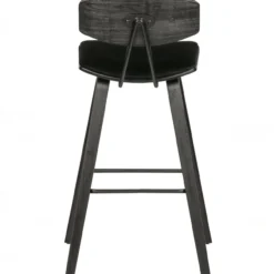 Senn barstoel velvet zwart