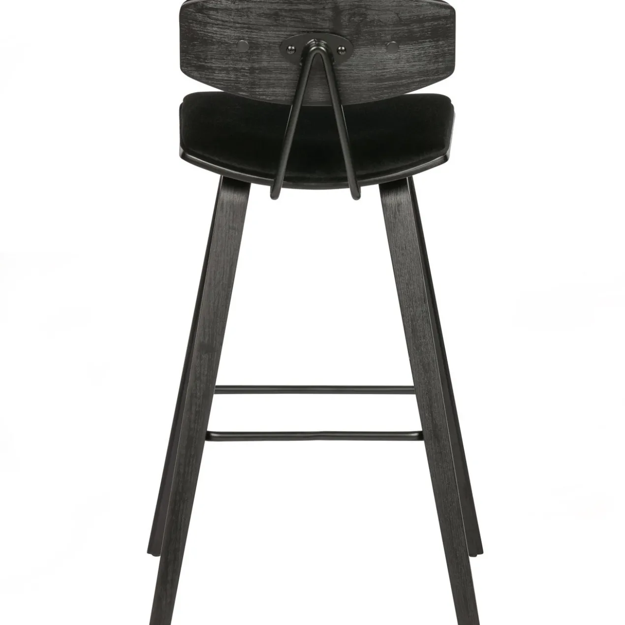 Senn barstoel velvet zwart