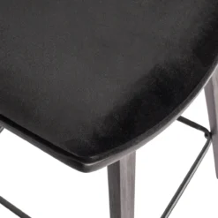 Senn barstoel velvet zwart
