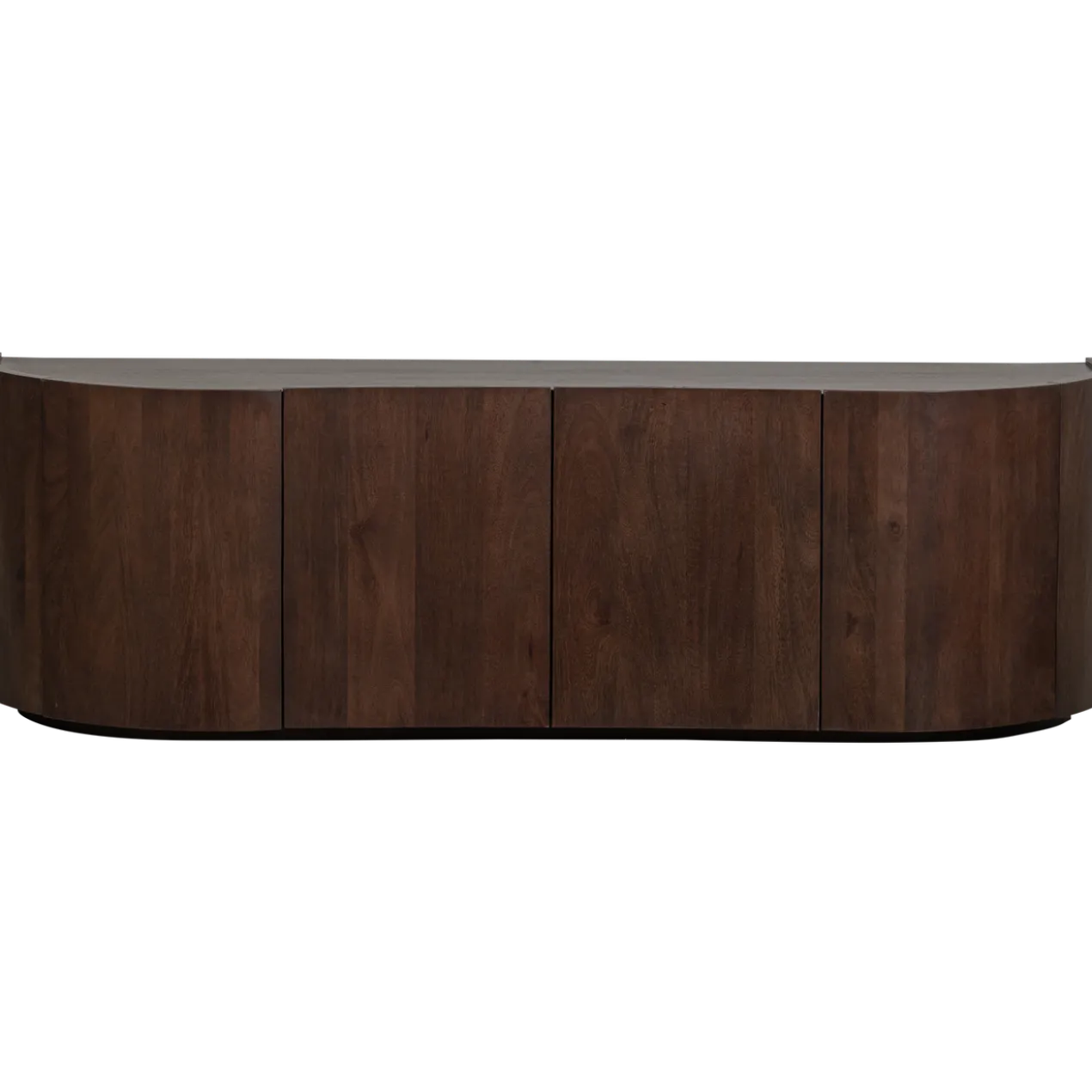 Sense dressoir 4-deurs mangohout walnoot