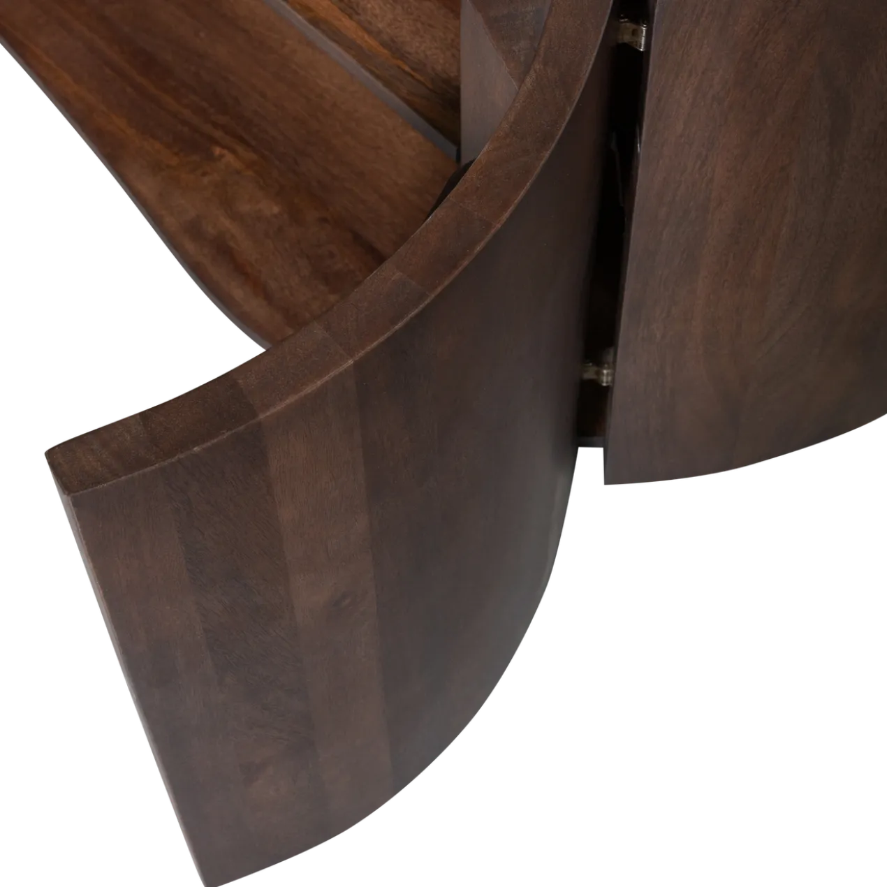 Sense dressoir 4-deurs mangohout walnoot