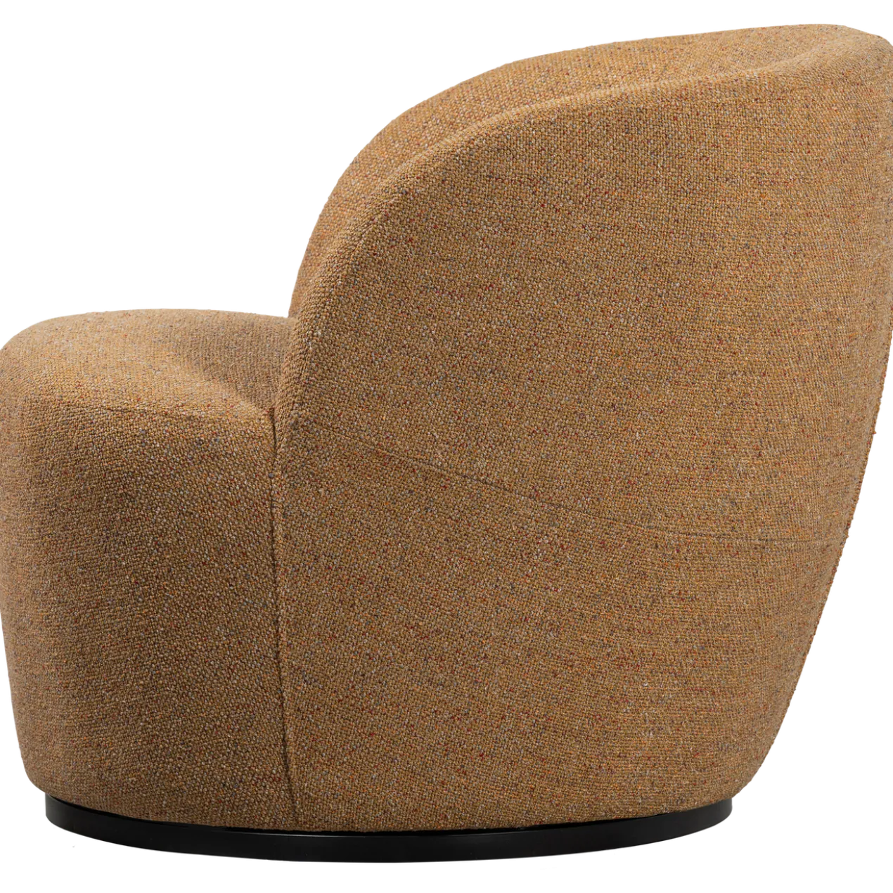 Serra draaifauteuil geweven stof curry melange