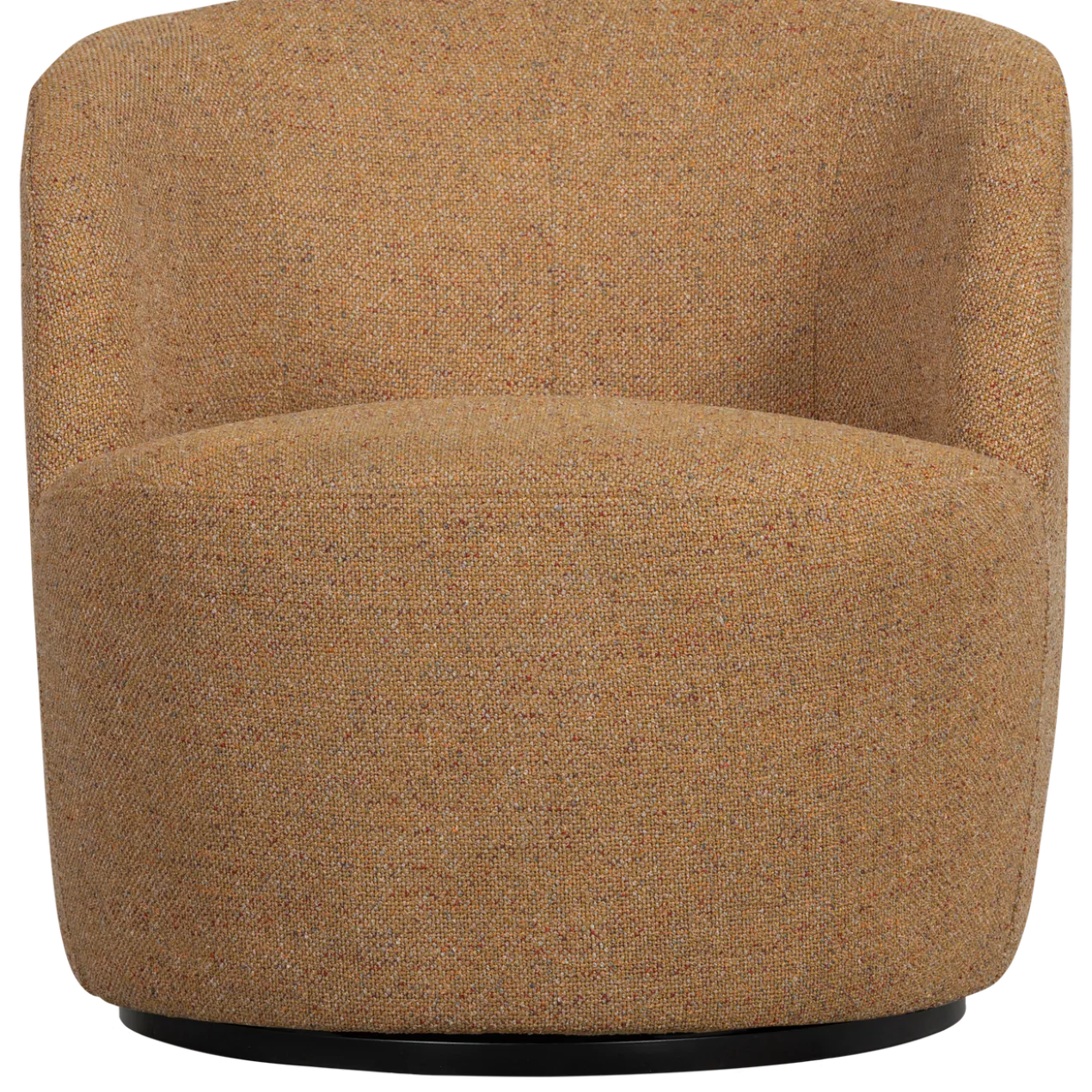 Serra draaifauteuil geweven stof curry melange