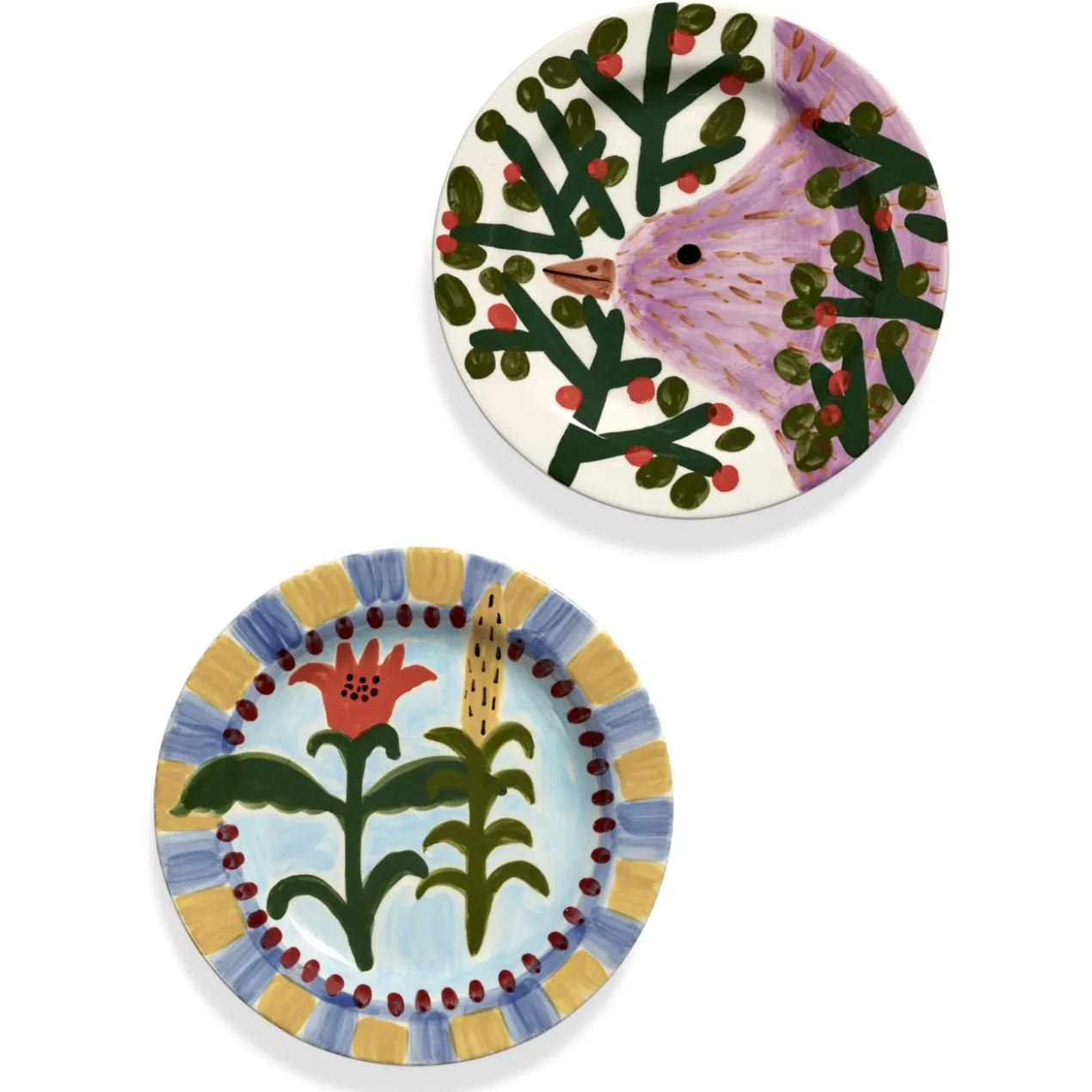 Servies dinerbord mix Jane January - set van 2