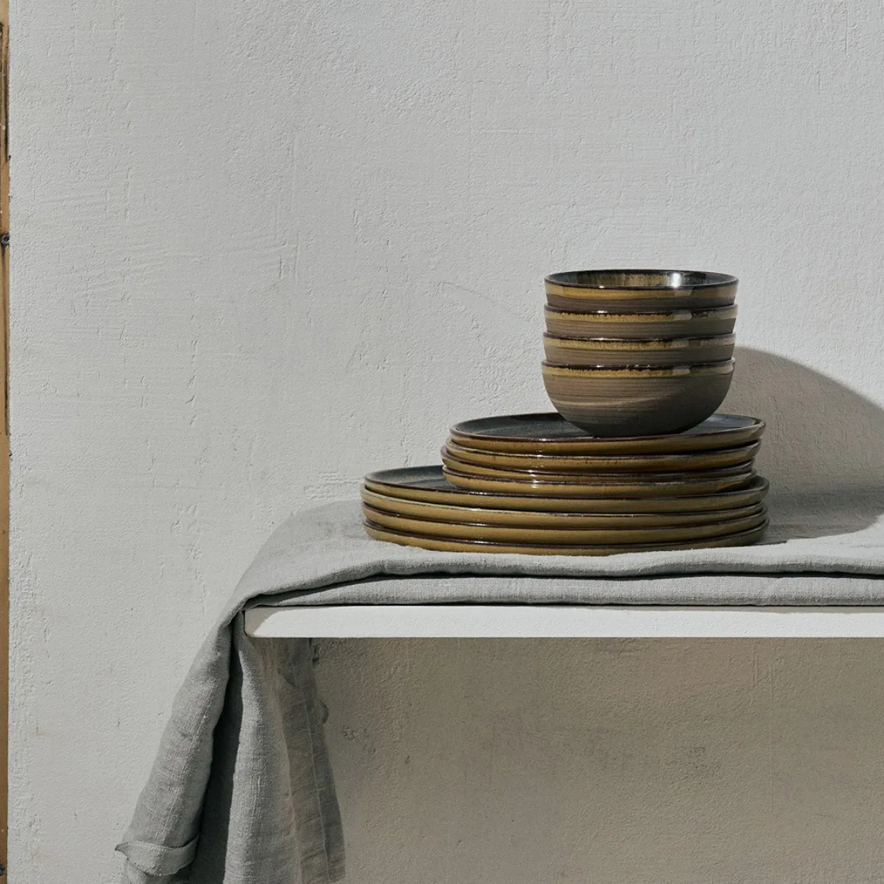 Servies Indi Grey - set van 12
