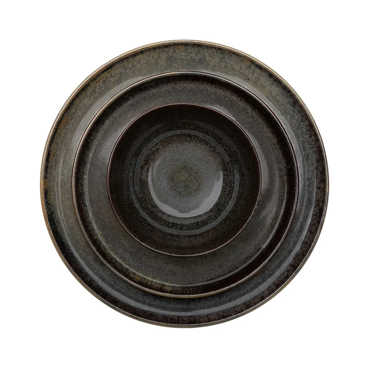 Servies Indi Grey - set van 12