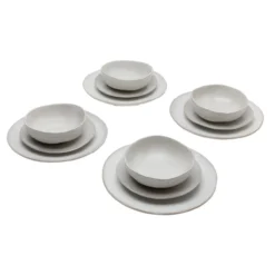 Servies La Mère off-white - set van 12