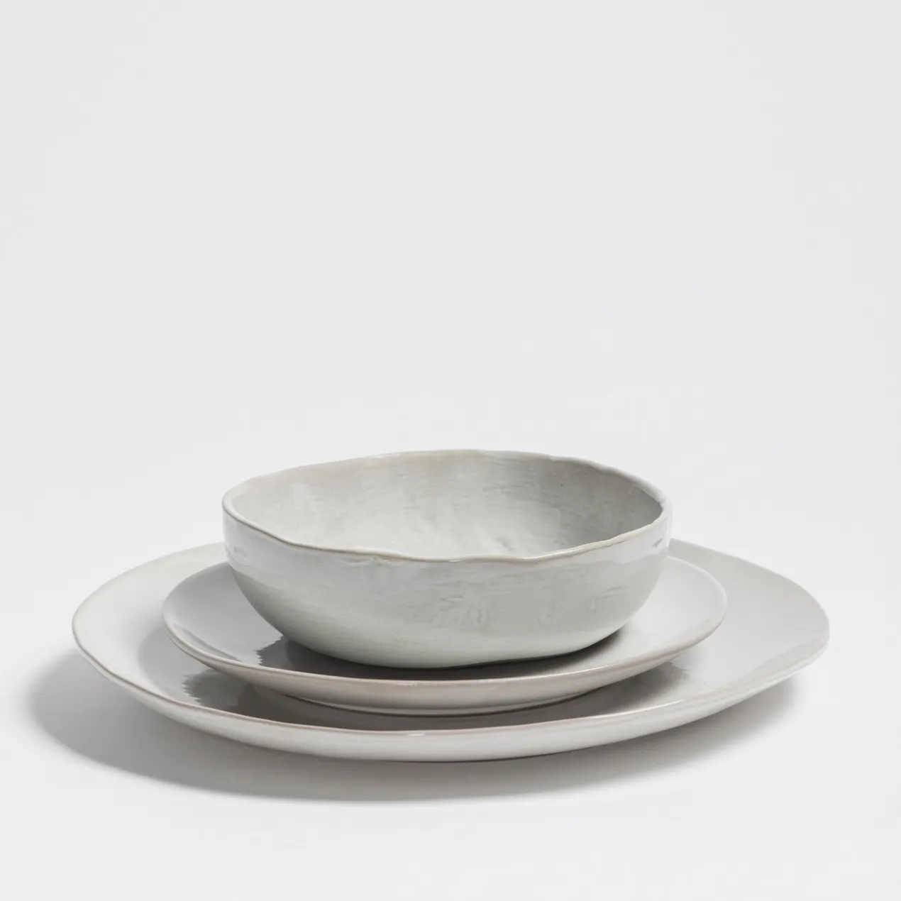 Servies La Mère off-white - set van 12