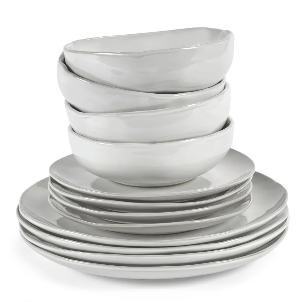Servies La Mère off-white - set van 12
