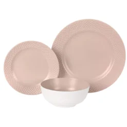 Servies Melamine Nano plate blush - set van 12