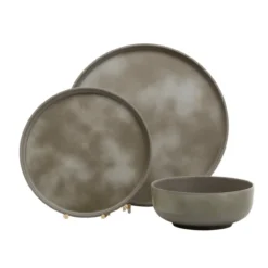 Servies Melamine pebble sky - set van 12