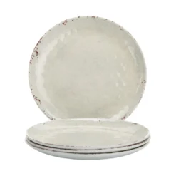 Servies Melamine rustic pearl - set van 12
