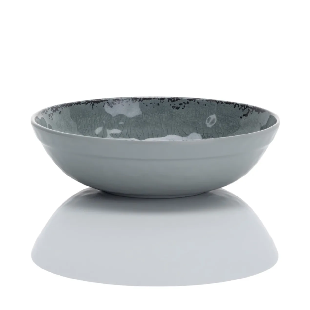 Servies Moondust melamine antracietgrijs - set van 12