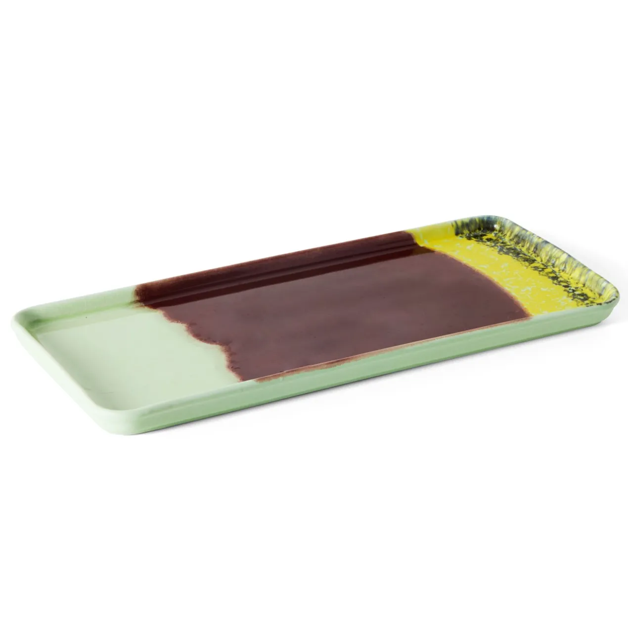 Servies 70's ceramics cake tray Cherry