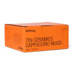 Servies 70s ceramics cappuccino mugs vista - set van 4