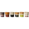Servies 70's Ceramics Coffee mok Soil - set van 6