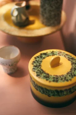Servies 70's Ceramics Cookie voorraadpot Kelp