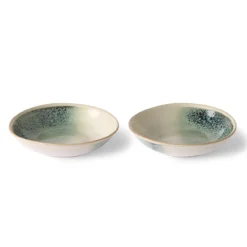 Servies 70's Ceramics Curry Bowls mist - set van 2