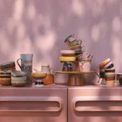 Servies 70s ceramics dessert bowls harbour - set van 4