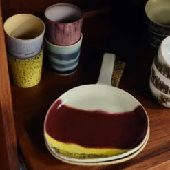 Servies 70's ceramics dienblad Cherry