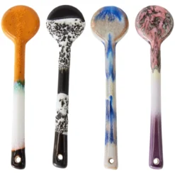 Servies 70's Ceramics lepel M Force - set van 4