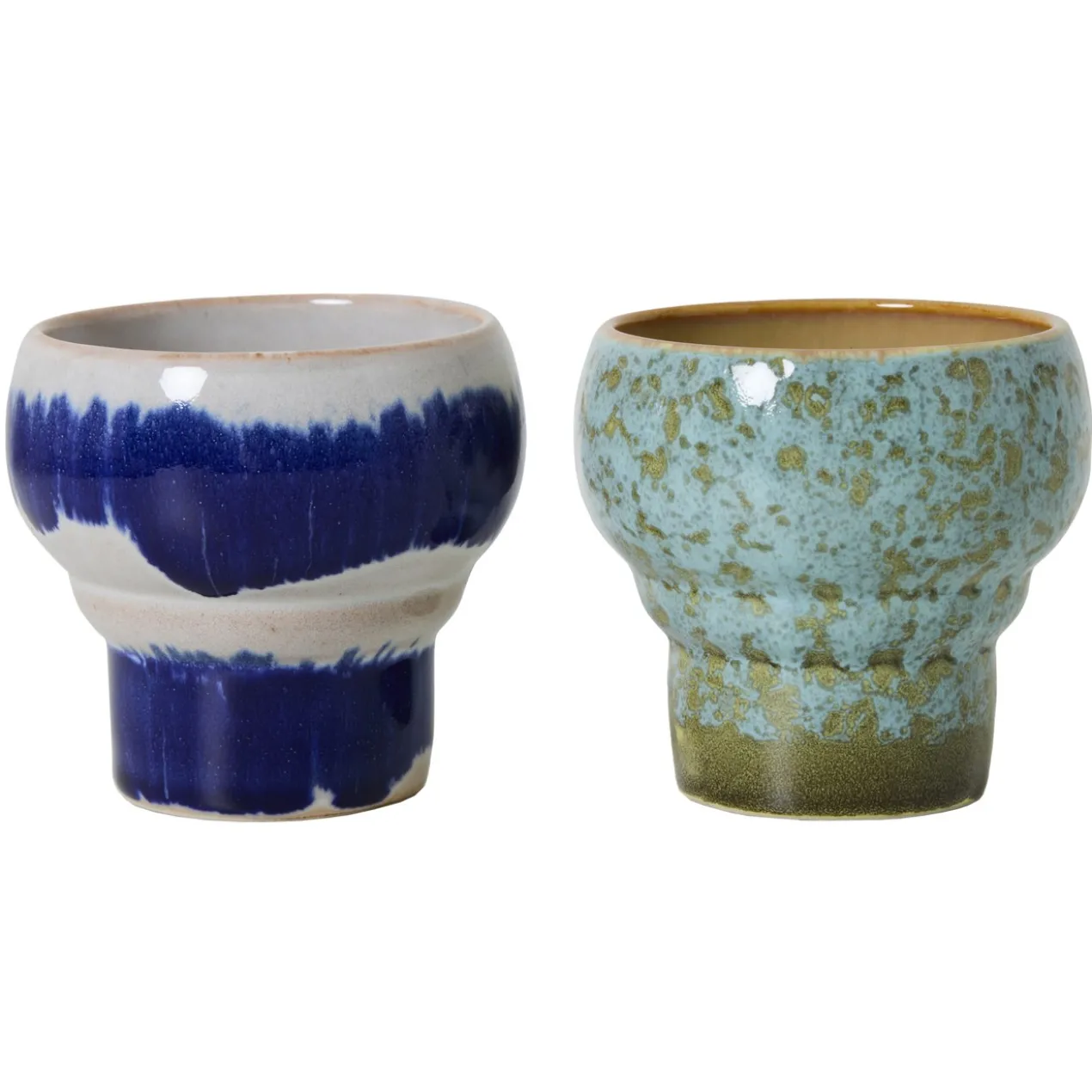 Servies 70's Ceramics Lungo mok Symbolist - set van 2