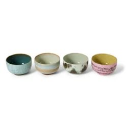 Servies 70's Ceramics noodle kom Dada Ø13,5 - set van 4