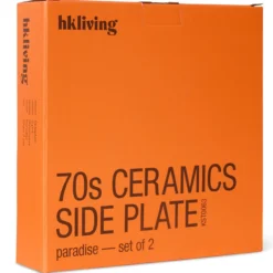 Servies 70's Ceramics Ontbijtbord paradise - set van 2