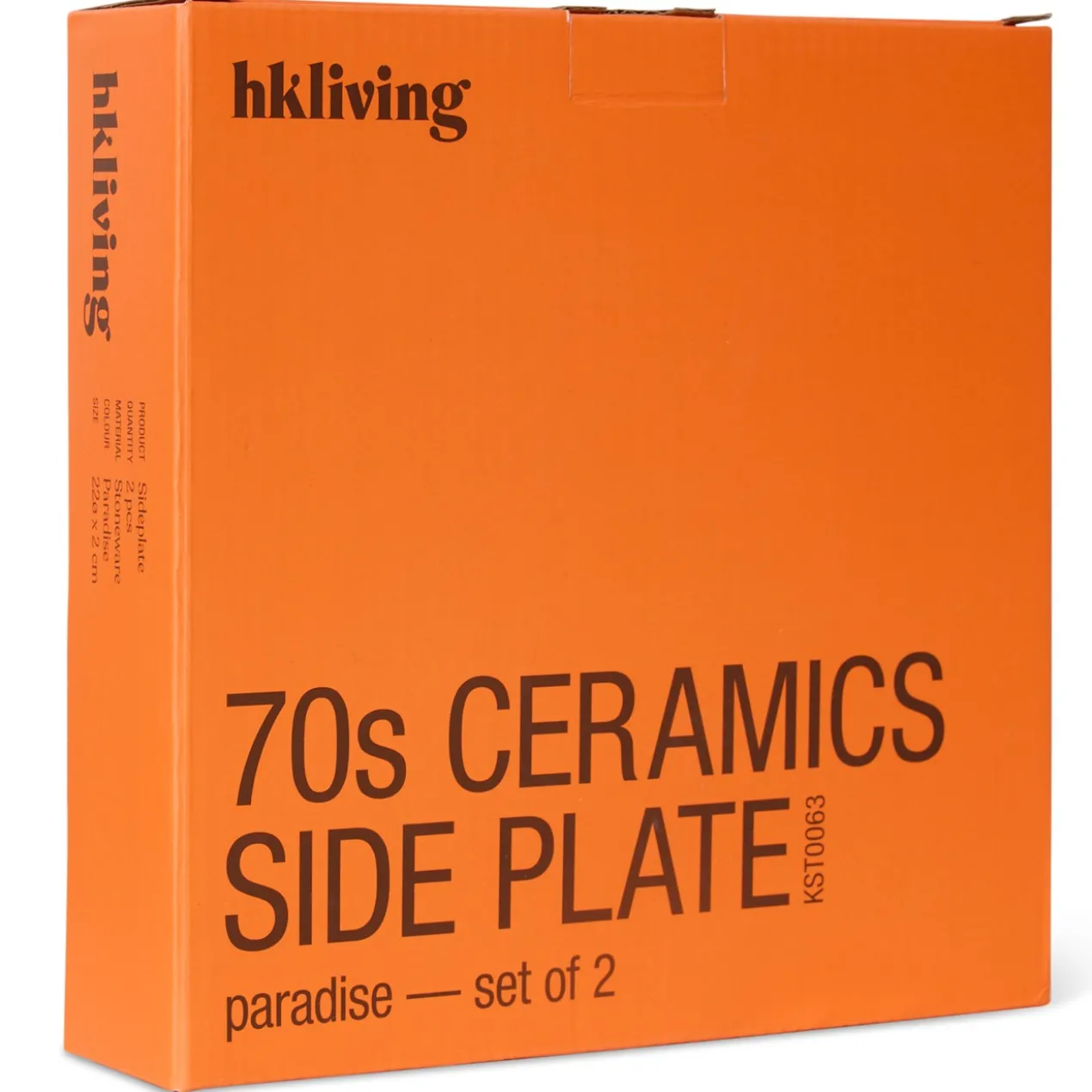 Servies 70's Ceramics Ontbijtbord paradise - set van 2