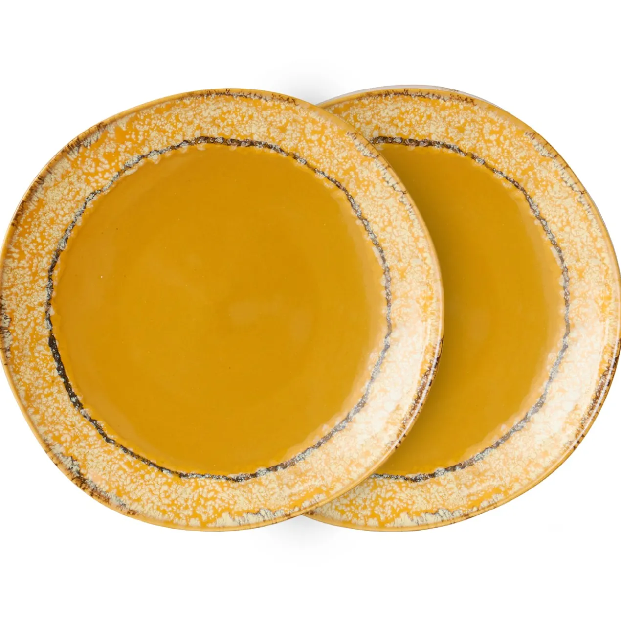 Servies 70's Ceramics Ontbijtbord paradise - set van 2