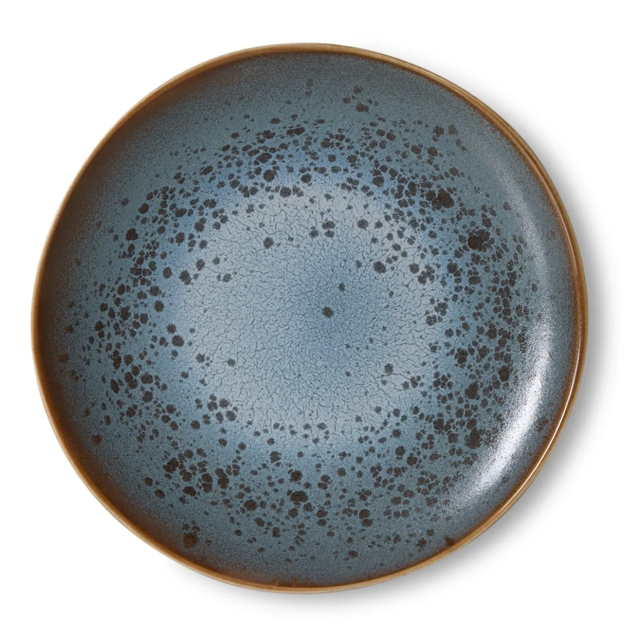 Servies 70's ceramics ontbijtbord mineral - set van 2