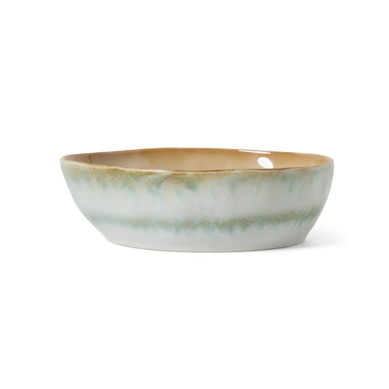 Servies 70's Ceramics pasta kom petal - set van 2