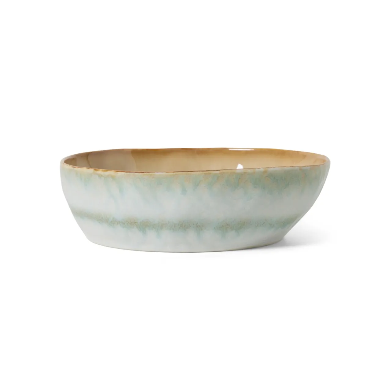 Servies 70's Ceramics pasta kom petal - set van 2
