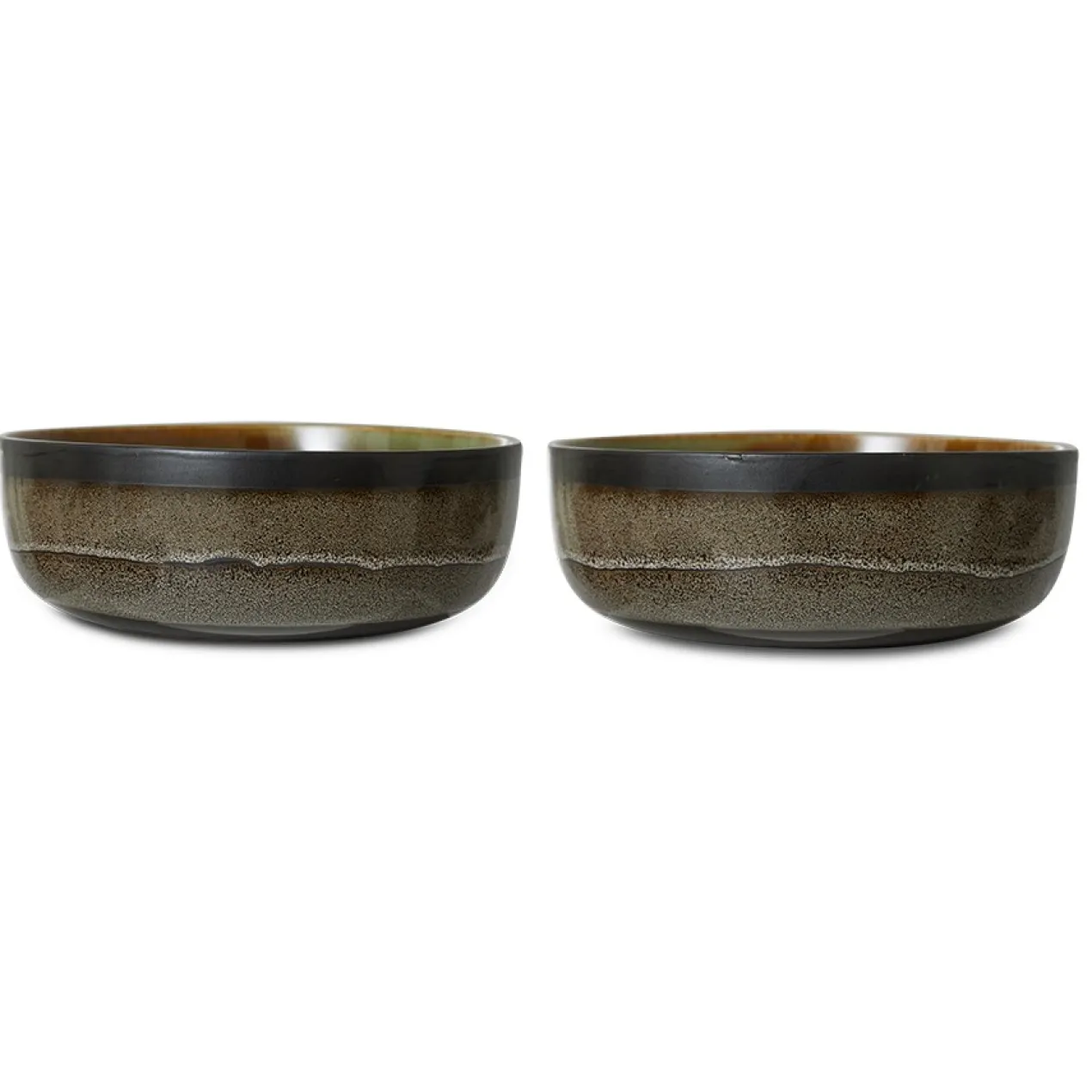 Servies 70's Ceramics salade schaal Rock On