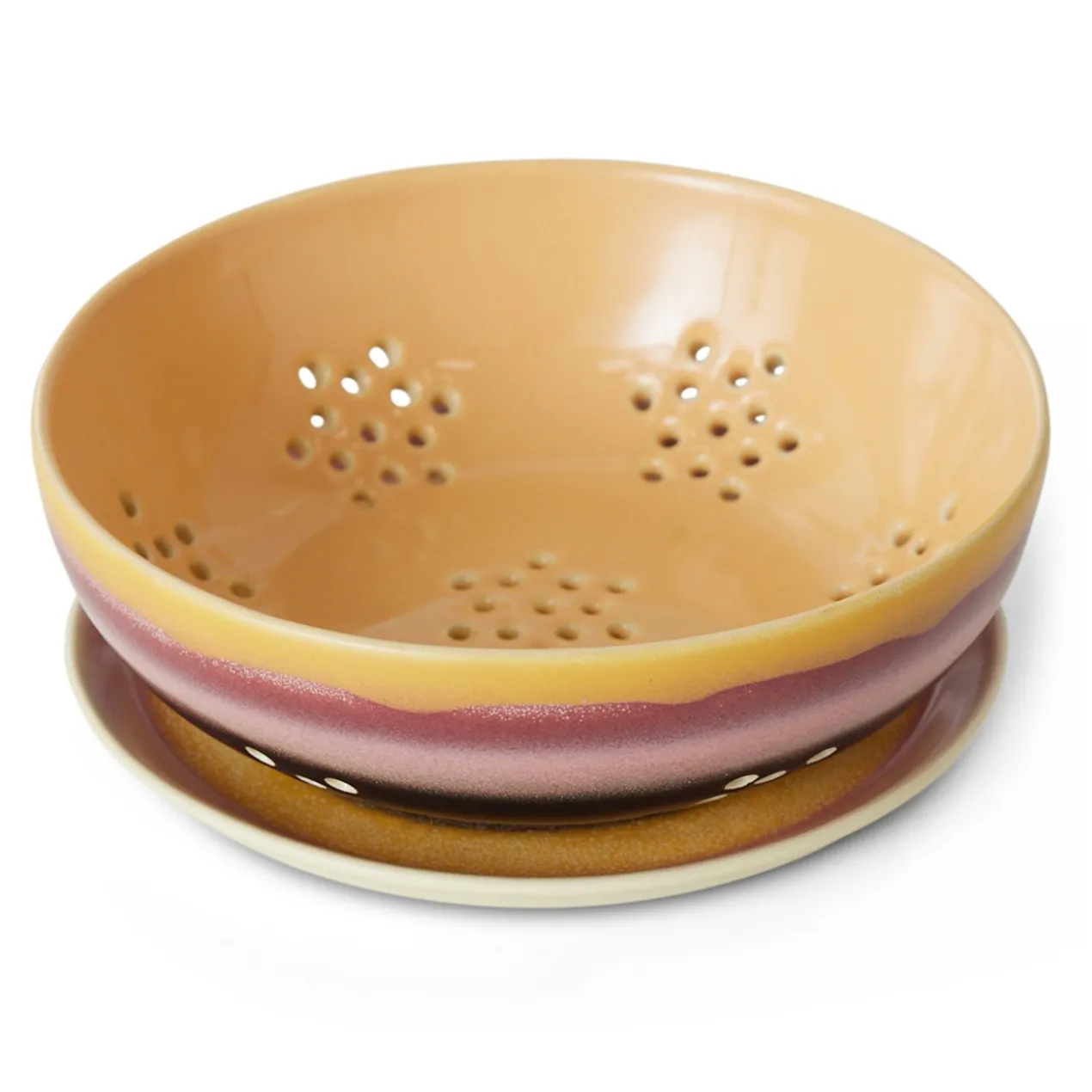 Servies 70's Ceramics schaal Berry sunset