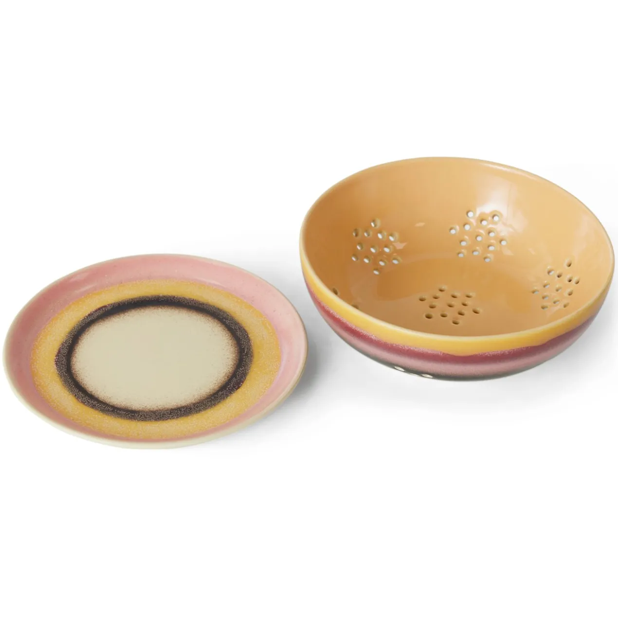 Servies 70's Ceramics schaal Berry sunset