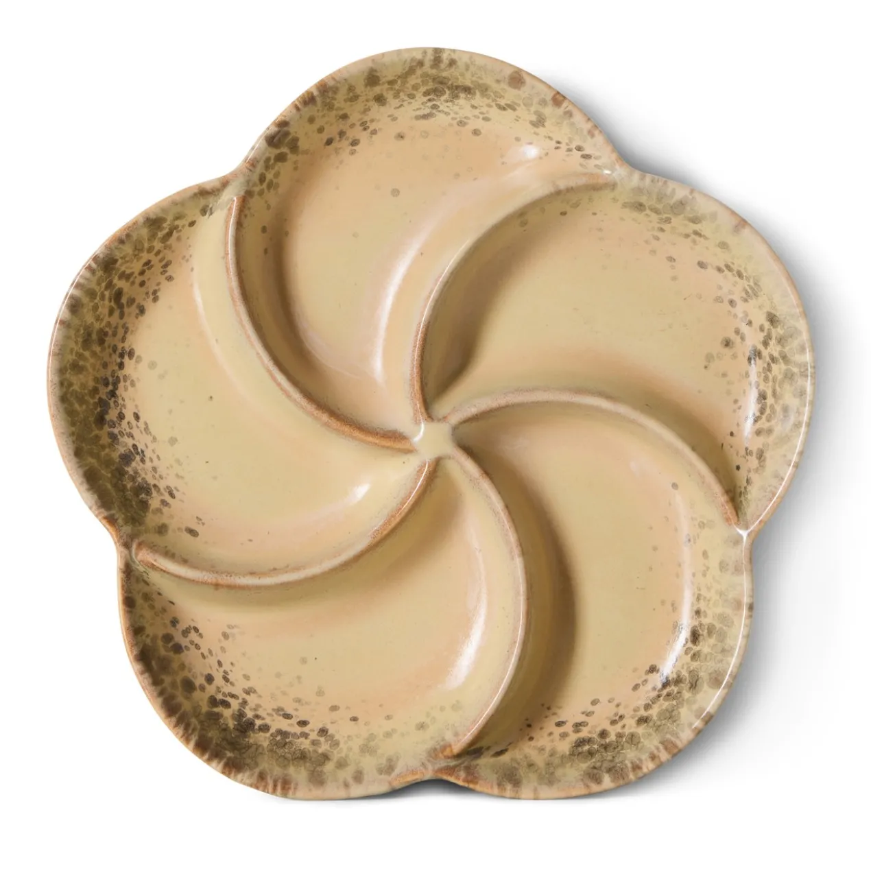 Servies 70s ceramics snack tray Grit