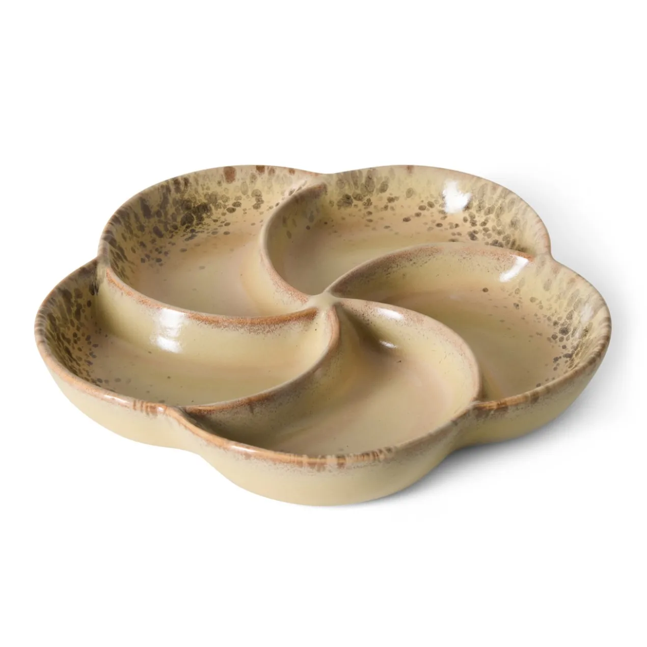 Servies 70s ceramics snack tray Grit