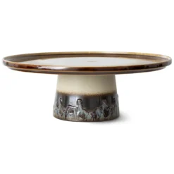 Servies 70's Ceramics taartplateau Plateau M Orbit