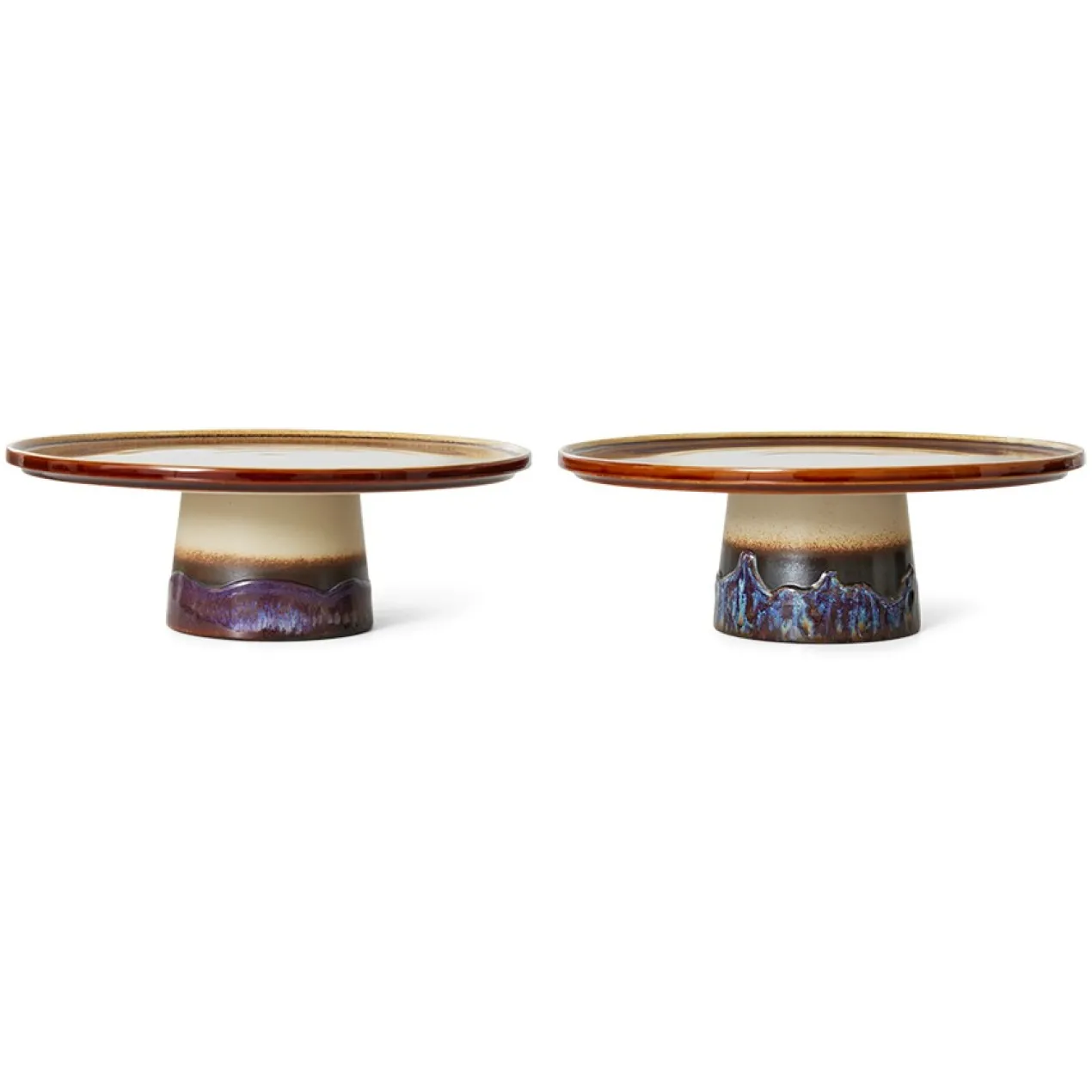 Servies 70's Ceramics taartplateau Plateau M Orbit