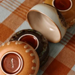 Servies 70's Ceramics Tapas Bowl drift - set van 4